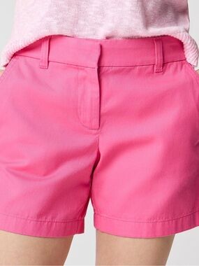 J. Crew Hot Pink Chino Bermuda Shorts